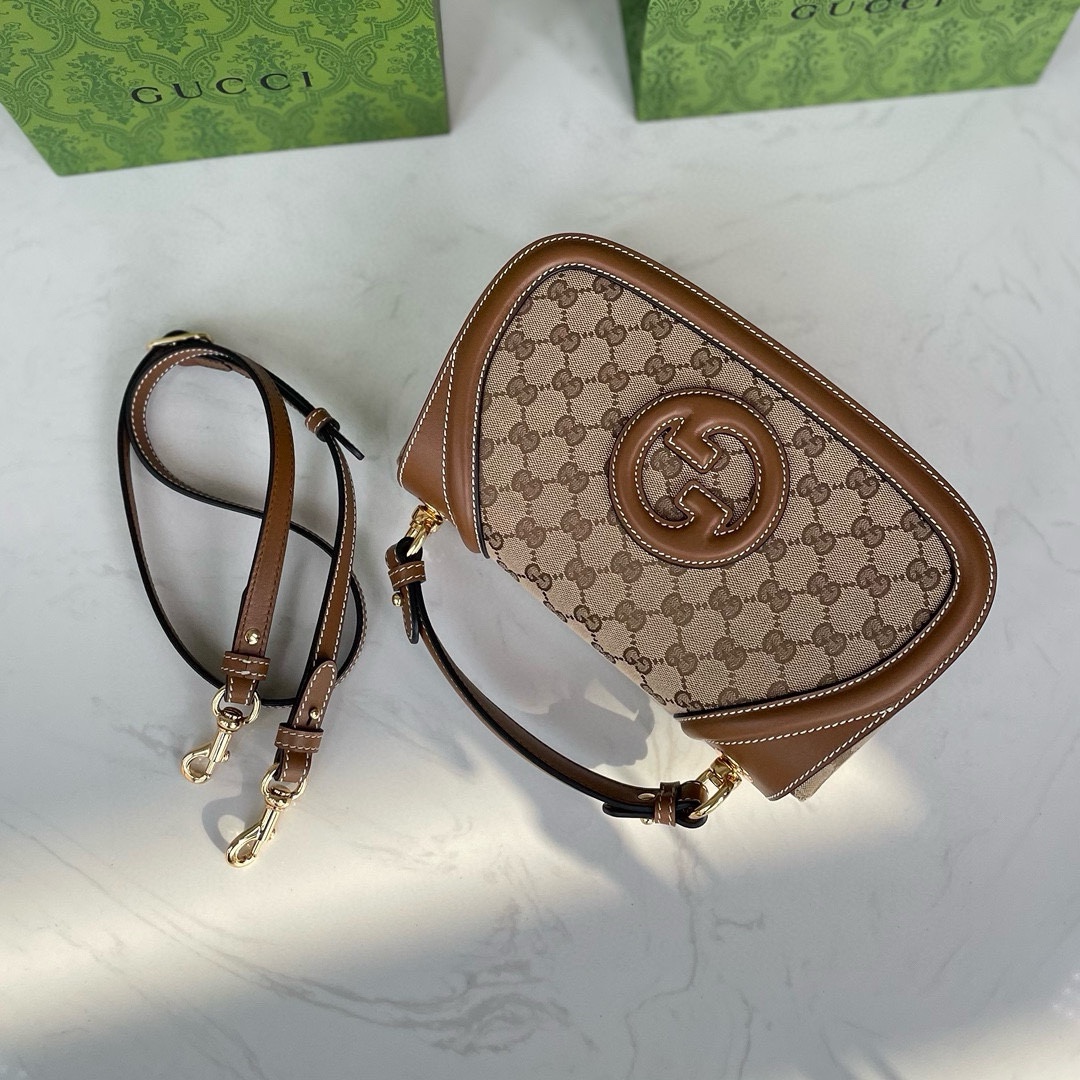 Gucci Blondie Series Small Handbag Apricot